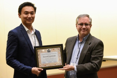 Enerelt Enkhbold, winner of the CESS 2018 Graduate Student Paper Award